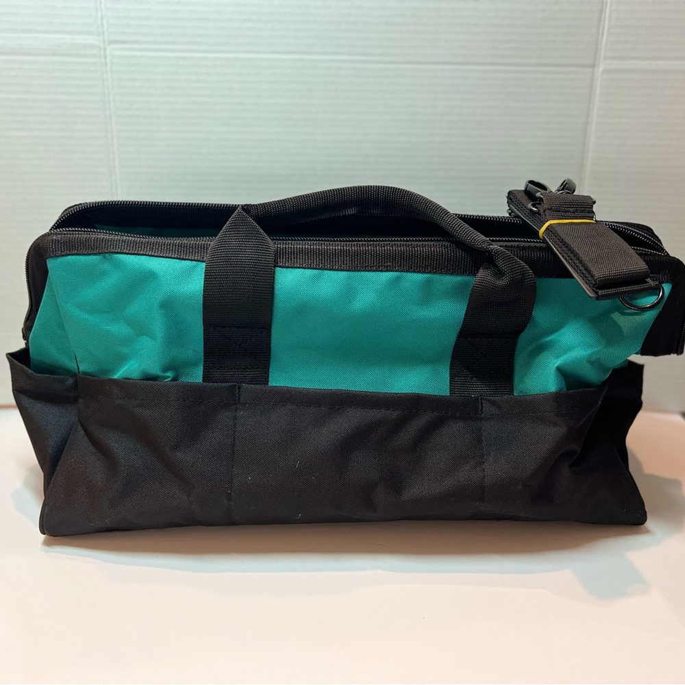 Mikita X-Large 20” Heavy-Duty Contractor Tool Bag w Shoulder Strap 8 pockets NEW - Picture 10 of 13